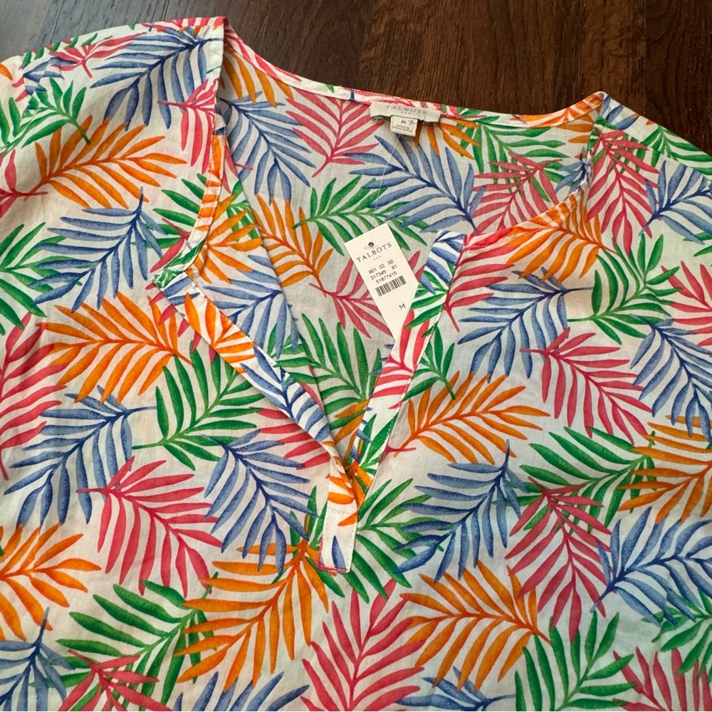Talbots Tassel Tunic Size Medium - Picture 2 of 4